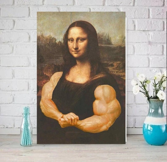 mona lisa wall art