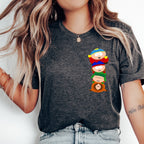 southpark line ups   ,southpark shirt with  eric cartman