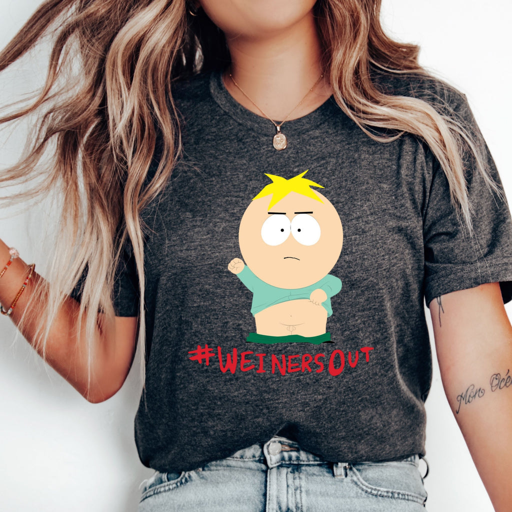 southpark weeners out t shirt , animated cartoon90s t shirt