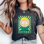 kyle and butters  name card tshirt southpark , southpark t shirt