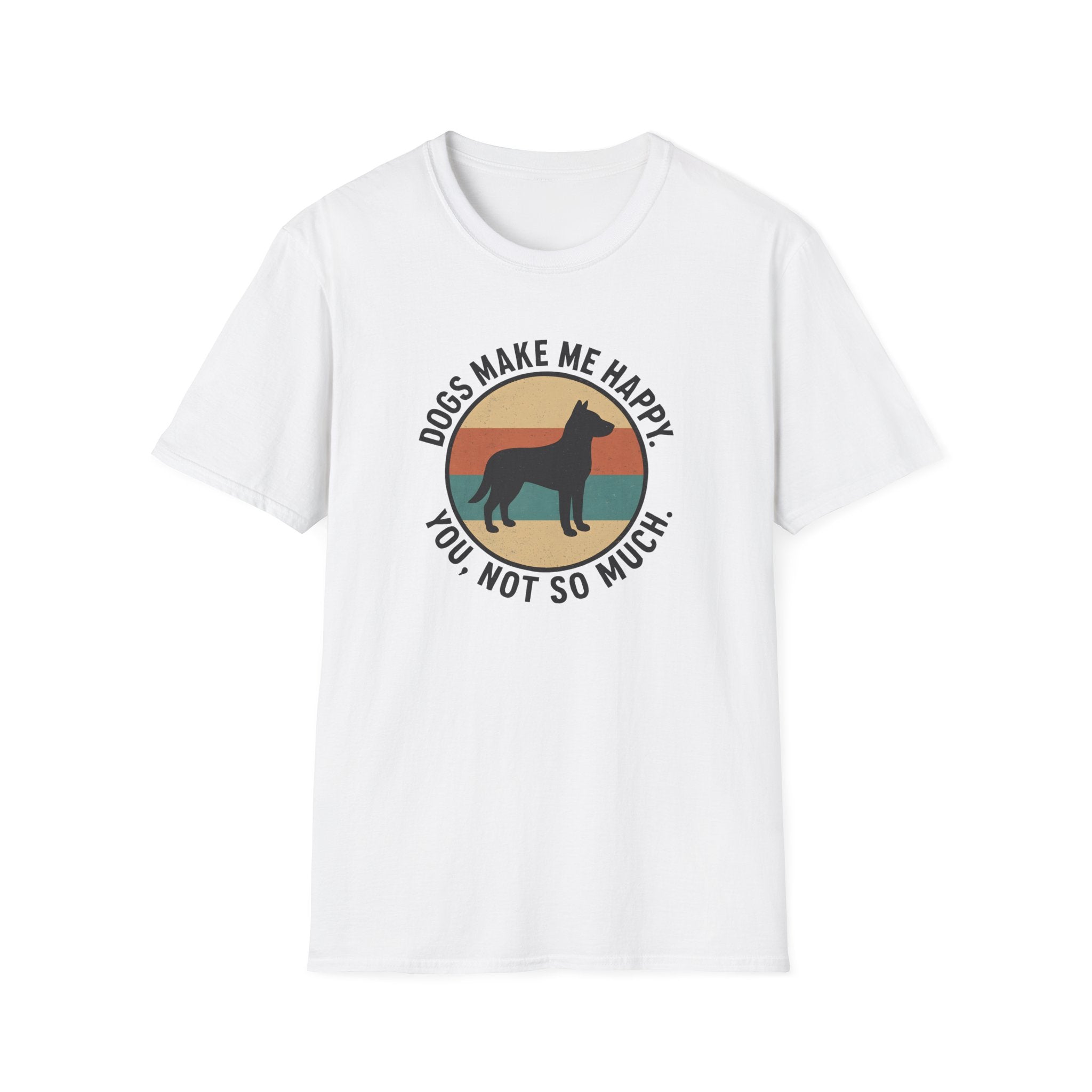 Dogs Make Me Happy T-Shirt