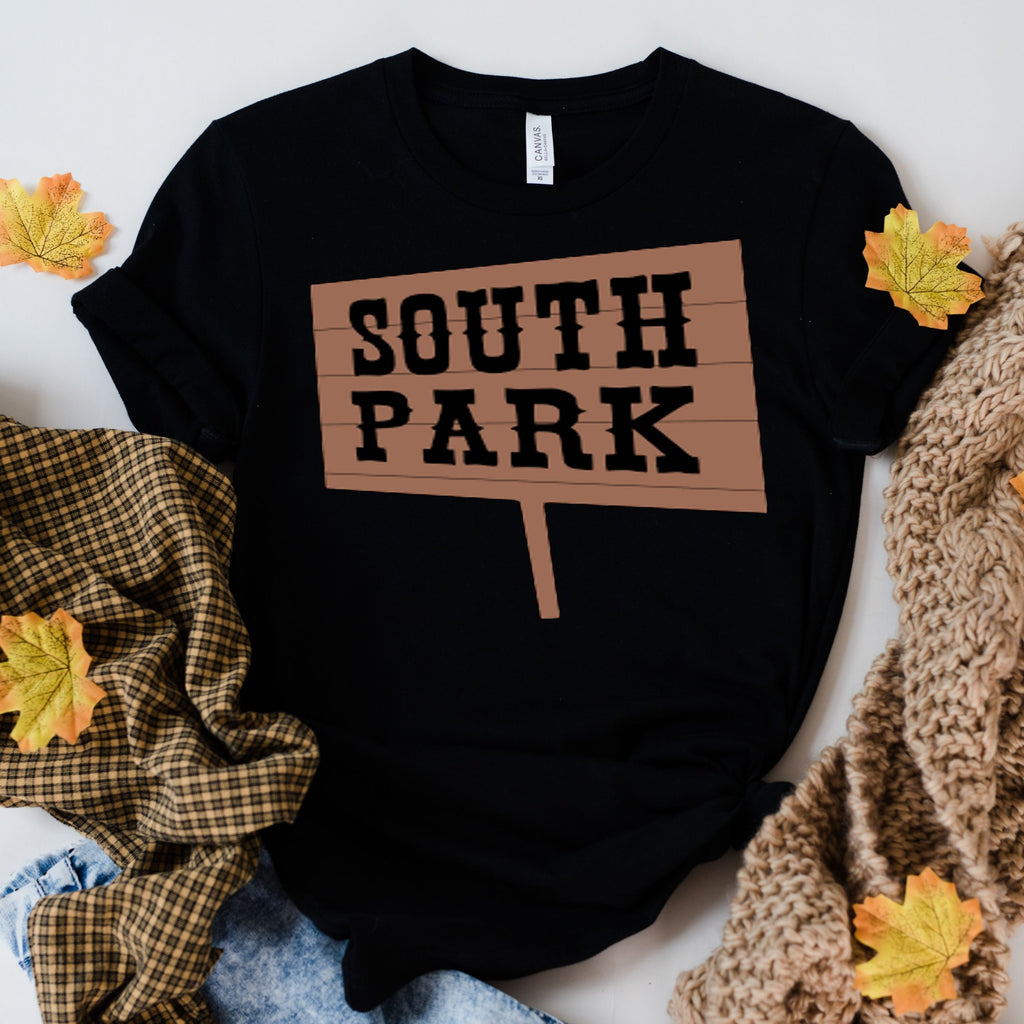 southpark sign post  t shirt  , southpark t shirt