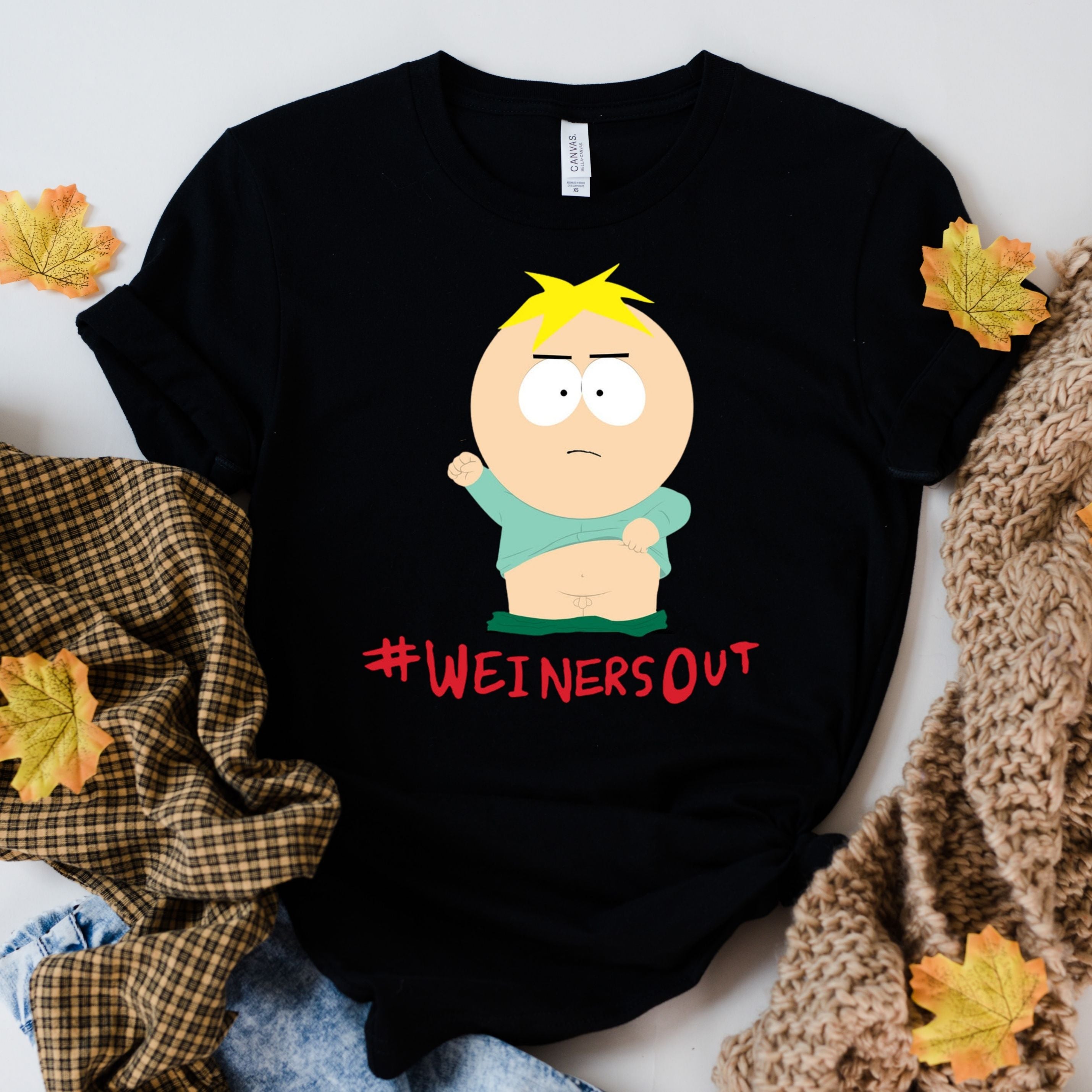 southpark weeners out t shirt , animated cartoon90s t shirt