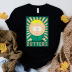 kyle and butters  name card tshirt southpark , southpark t shirt