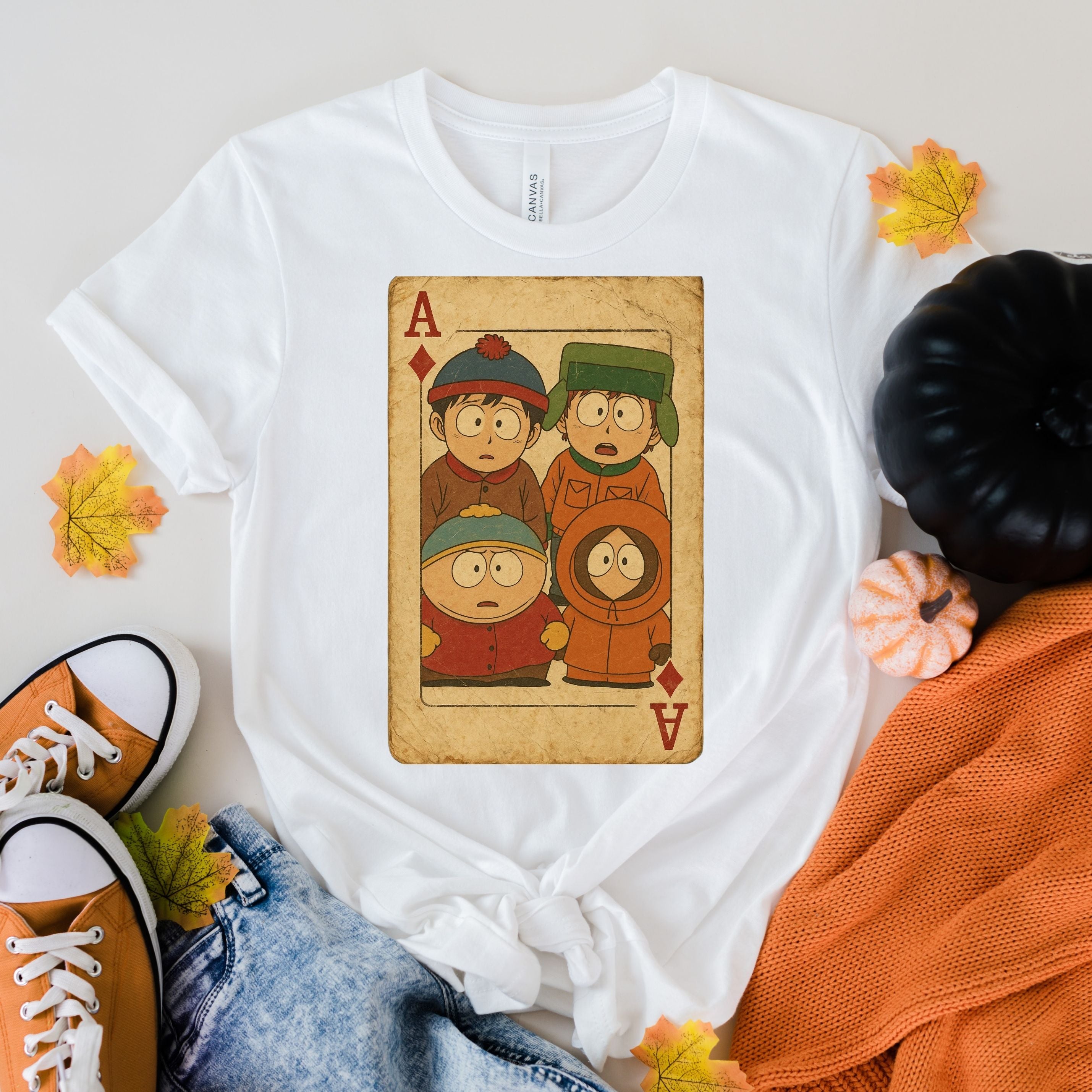 southpark  ace of hearts t shirt, Funny Sports T-Shirt, fans of southpark