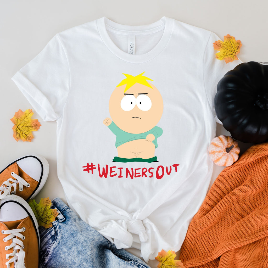 southpark weeners out t shirt , animated cartoon90s t shirt