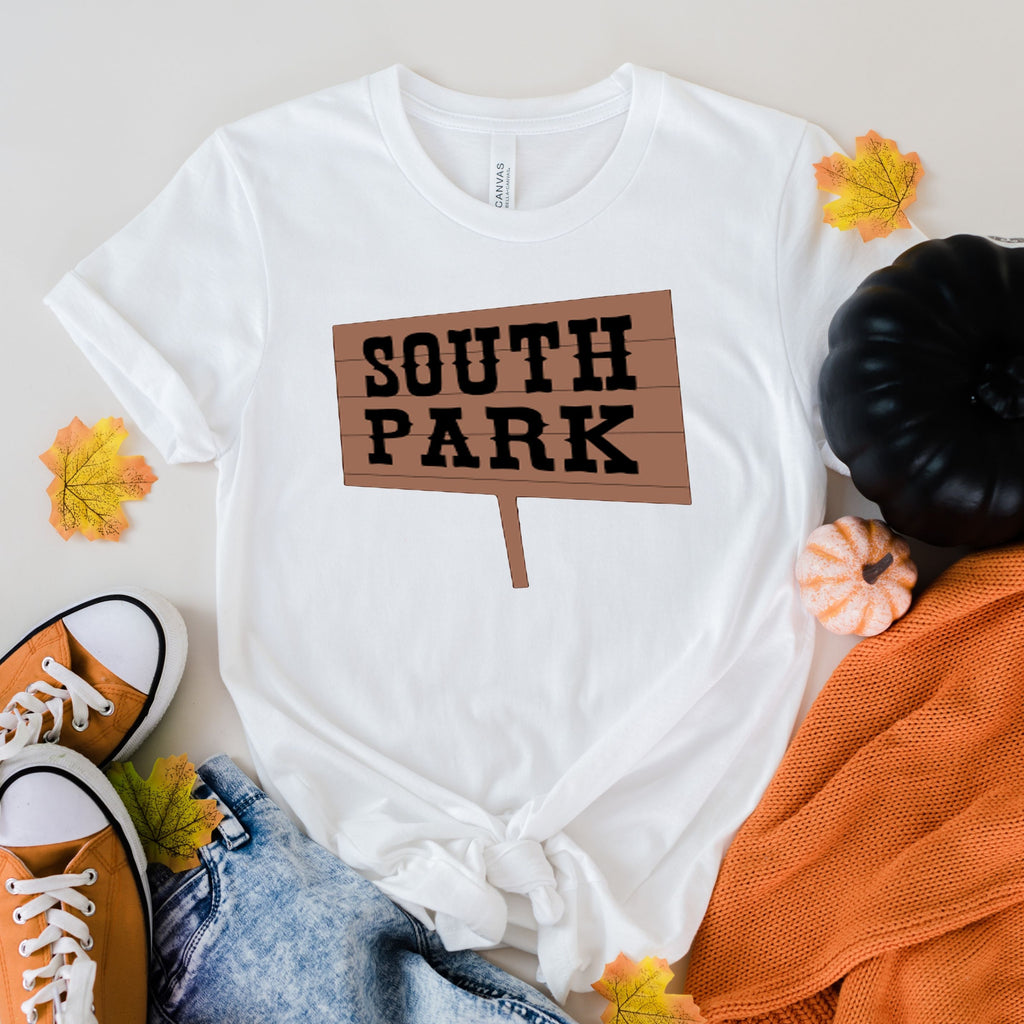 southpark sign post  t shirt  , southpark t shirt