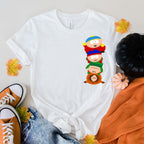 southpark line ups   ,southpark shirt with  eric cartman