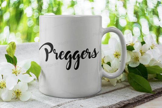 pregnancy Gift Funny Preggs Mug Baby Announcement Maternity Baby Shower
