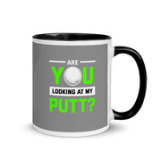 Funny Golf Mug, Novelty Golfer Mug-  you looking at my putt mug,Gifts for Golfers, Golf Gifts for Men