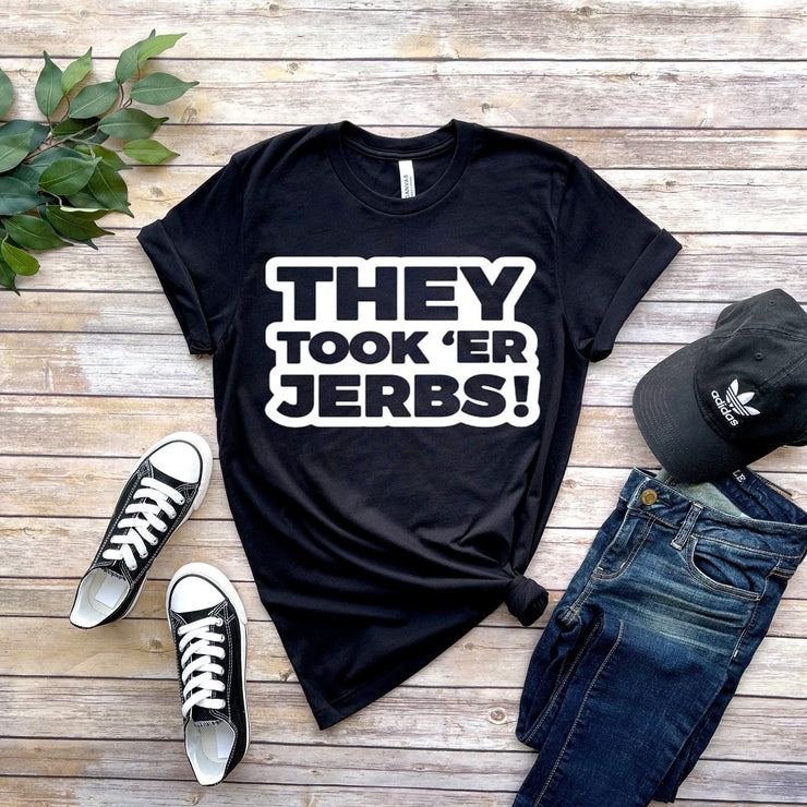 they took our jobs  ,  t shirt , animated cartoon,90s t shirt ,gift for fans of southpark
