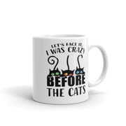 black cat coffee ,i was crazy before all these cats ,crazy cat lady ,black cat,Black Cat coffee, cat lover Gifts ,gift for cat owner