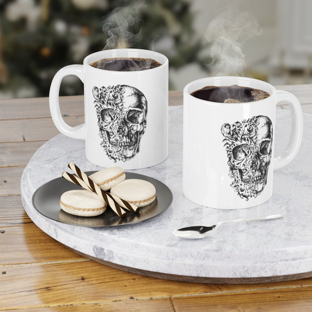 coffee skull skeleton mug ,skeleton drinking coffee- halloween skeleton mug ,skull coffee mug