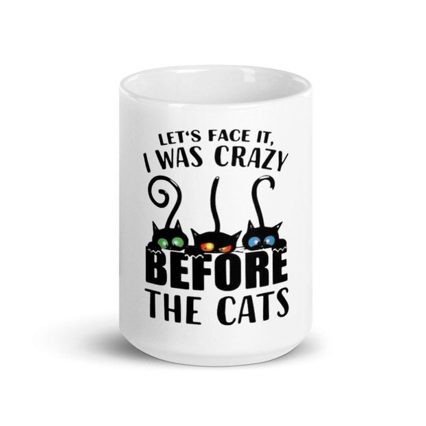 black cat coffee ,i was crazy before all these cats ,crazy cat lady ,black cat,Black Cat coffee, cat lover Gifts ,gift for cat owner