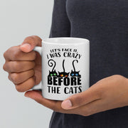 black cat coffee ,i was crazy before all these cats ,crazy cat lady ,black cat,Black Cat coffee, cat lover Gifts ,gift for cat owner
