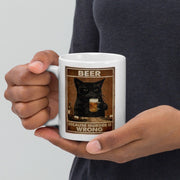 beer  beacuse murder is wrong ,retro black cat ,smoking black cat,Black Cat coffee, cat lover Gifts