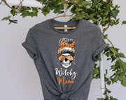 Witchy Mama Shirt,witcy babe  Shirt, Halloween Shirt, Fall T-Shirt,Halloween T Shirt, Women Halloween Shirt, Witch Shirts, Halloween Mom Tee
