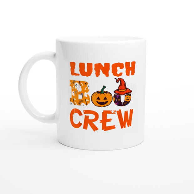 halloween  lunch Boo Crew mug  ,Halloween mug  , Boo Crew mug ,  ceramic halloween mug , Funny crew mug , halloween Gift,