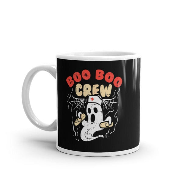 Boo Boo Crew mug  ,Halloween Nurse mug , Boo Crew mug , Pediatric Nurse mug , Funny Nurse mug , ghost nurse ,Nurse Gift, School Nurse mug