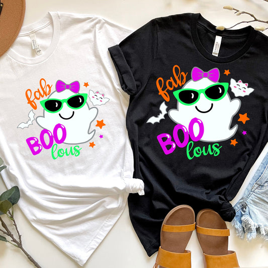 fab Boo Lous Shirt, Fabulous Shirt,Boo Shirt, Halloween Shirt, Halloween Costumes, funny Halloween Tee, halloween lgirl shirt