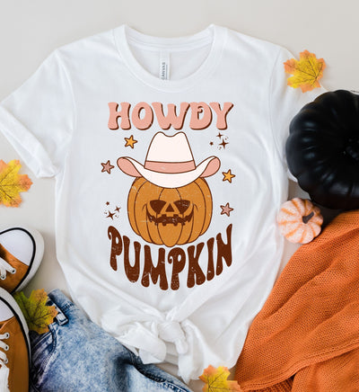 Howdy Pumpkin Shirt, Cute Pumpkin Shirt, Retro Halloween Shirt, Halloween Sweatshirt, Howdy Shirt, Halloween Costumes, Halloween Party Shirt