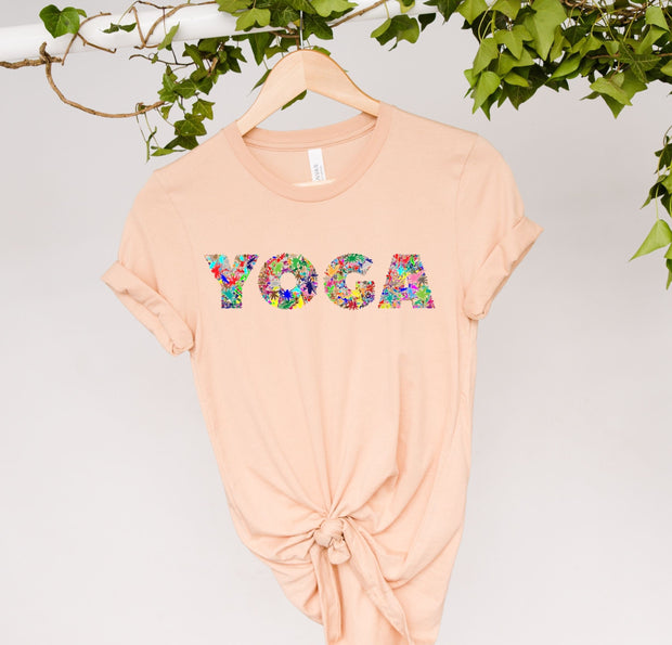 yoga   T shirt ,yoga  Unisex motivational Inspirational shirt, meditation shirt,fitness workout top