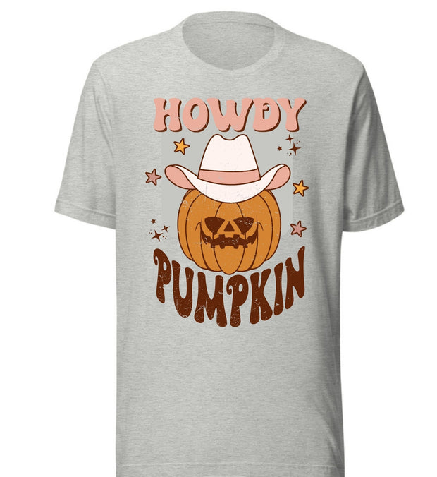 Howdy Pumpkin Shirt, Cute Pumpkin Shirt, Retro Halloween Shirt, Halloween Sweatshirt, Howdy Shirt, Halloween Costumes, Halloween Party Shirt