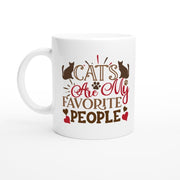 cats are my favorite people mug, cats and books , cat lover mug gifts, coffee mug for cat lovers , cat lover Gifts ,gift for pet owner