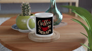 coffee is my therapy  mug ,ceramic coffee mug , 11oz accent coffee mug ,retro coffee ,coffee quote ,gift for her
