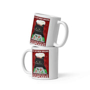 shut the fukcakes black  cat coffee mug , retro black cat ,black cat coffee,11oz coffee mug cat lover Gifts ,gift for cat owner