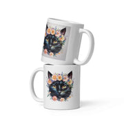 Custom Pet Mug | personised cat mug ,Custom cat Mug | Pet Flower Crown | Cat  Mug |cat Mom Mug | floral crown mug ,cat Gift | cat Face Mug
