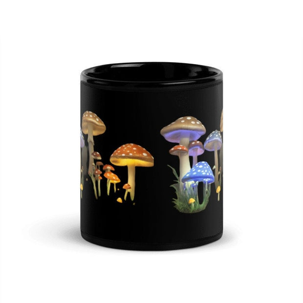 glowing mushroom mug  | Mushroom Lover Mug | cottage core mug, ceramic mushroom mug, forest mug, mushroom coffee cup, cottage core coffee