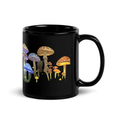 glowing mushroom mug  | Mushroom Lover Mug | cottage core mug, ceramic mushroom mug, forest mug, mushroom coffee cup, cottage core coffee