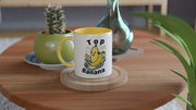 funny Banana mug , top banana cute laughing banana , 11oz mug gift ,