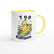 funny Banana mug , top banana cute laughing banana , 11oz mug gift ,