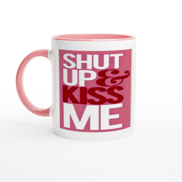 shut up and kiss me mug , iam so happy i swiped right,Gift for Boyfriend or  Girlfriend, valentines  mug gift ,swiped right mug