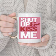 shut up and kiss me mug , iam so happy i swiped right,Gift for Boyfriend or  Girlfriend, valentines  mug gift ,swiped right mug