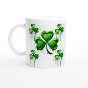Shamrock Mug, Shamrock Gifts, Four Leaf Clover, 4 leaf clover, St. Patrick's Day, Irish, Personalized, Custom, Gift, Coffee Cup, Lucky Day
