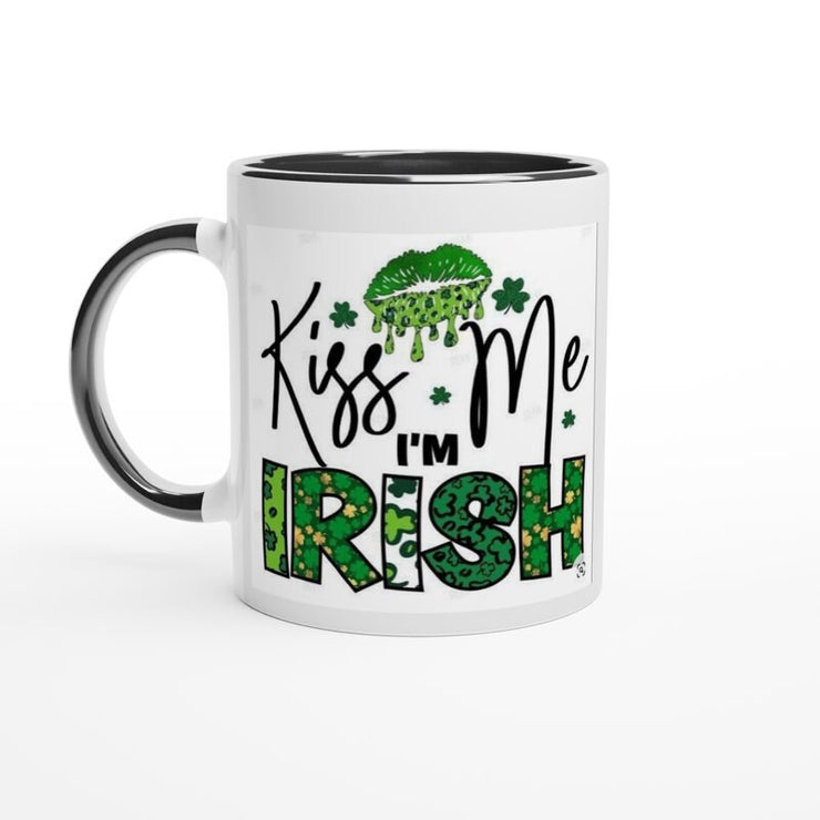 happy St Patrick’s day  Coffee Mug, kiss me iam irish  11oz ceramic coffee mug,irish celebration day