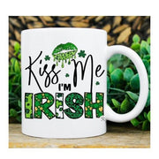 happy St Patrick’s day  Coffee Mug, kiss me iam irish  11oz ceramic coffee mug,irish celebration day