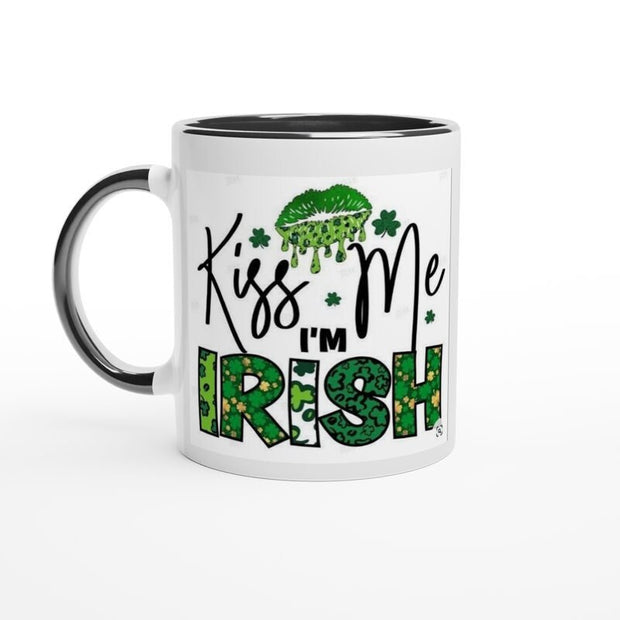 happy St Patrick’s day  Coffee Mug, kiss me iam irish  11oz ceramic coffee mug,irish celebration day