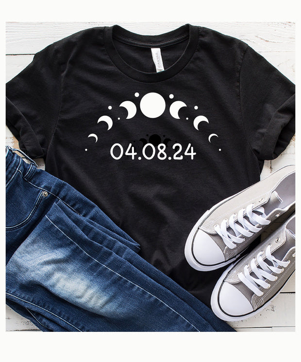 Solar Eclipse  Shirt, Total solar  Eclipse Shirt 2024 ,Sun and Moon Shirt,USA Solar Eclipse Tee,Path Of Totality Shirt
