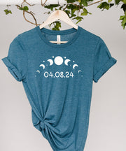 Solar Eclipse  Shirt, Total solar  Eclipse Shirt 2024 ,Sun and Moon Shirt,USA Solar Eclipse Tee,Path Of Totality Shirt