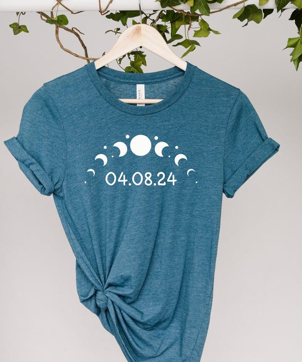 Solar Eclipse  Shirt, Total solar  Eclipse Shirt 2024 ,Sun and Moon Shirt,USA Solar Eclipse Tee,Path Of Totality Shirt