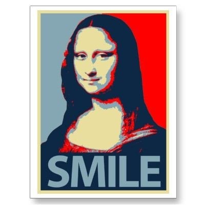 Mona Lisa smile  Print, Original Oil Painting  de vinci Portrait Poster, Vintage Wall Art, Unique Gift
