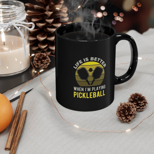 Pickleball coffee Mug, Pickleball ceramic  Mug, Gift For Pickleball Player, Pickleball Birthday Present, Pickleballer Gift For  him/her