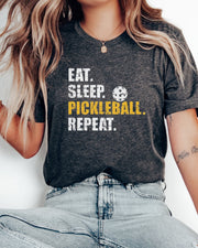 eat sleep Pickleball repeat , Pickleball shirt, Gift For Pickleball Player, Pickleball Birthday Present,Pickleballer Gift For him and  her