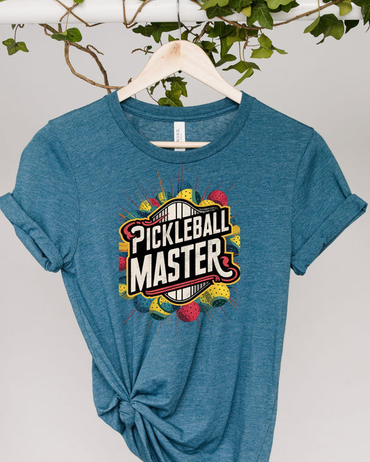Pickleball master , Pickleball shirt, Gift For Pickleball Player, Pickleball Birthday Present,Pickleballer Gift For him and  her