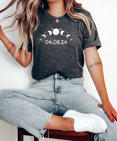 Solar Eclipse  Shirt, Total solar  Eclipse Shirt 2024 ,Sun and Moon Shirt,USA Solar Eclipse Tee,Path Of Totality Shirt