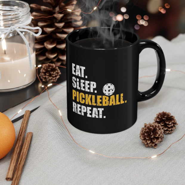 eat sleep Pickleball repeat , Pickleball ceramic Mug, Gift For Pickleball Player, Pickleball Birthday Present,Pickleballer Gift For him/her